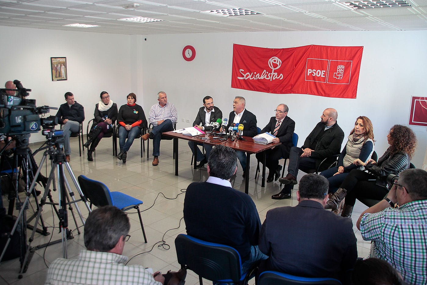 Explicaciones del PSOE sobre el procedimiento judicial que se sigue contra algunos de sus miembros