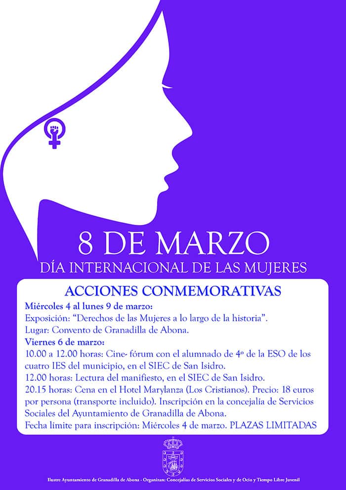 Actos municipales conmemorativos del ‘Día Internacional de las Mujeres’