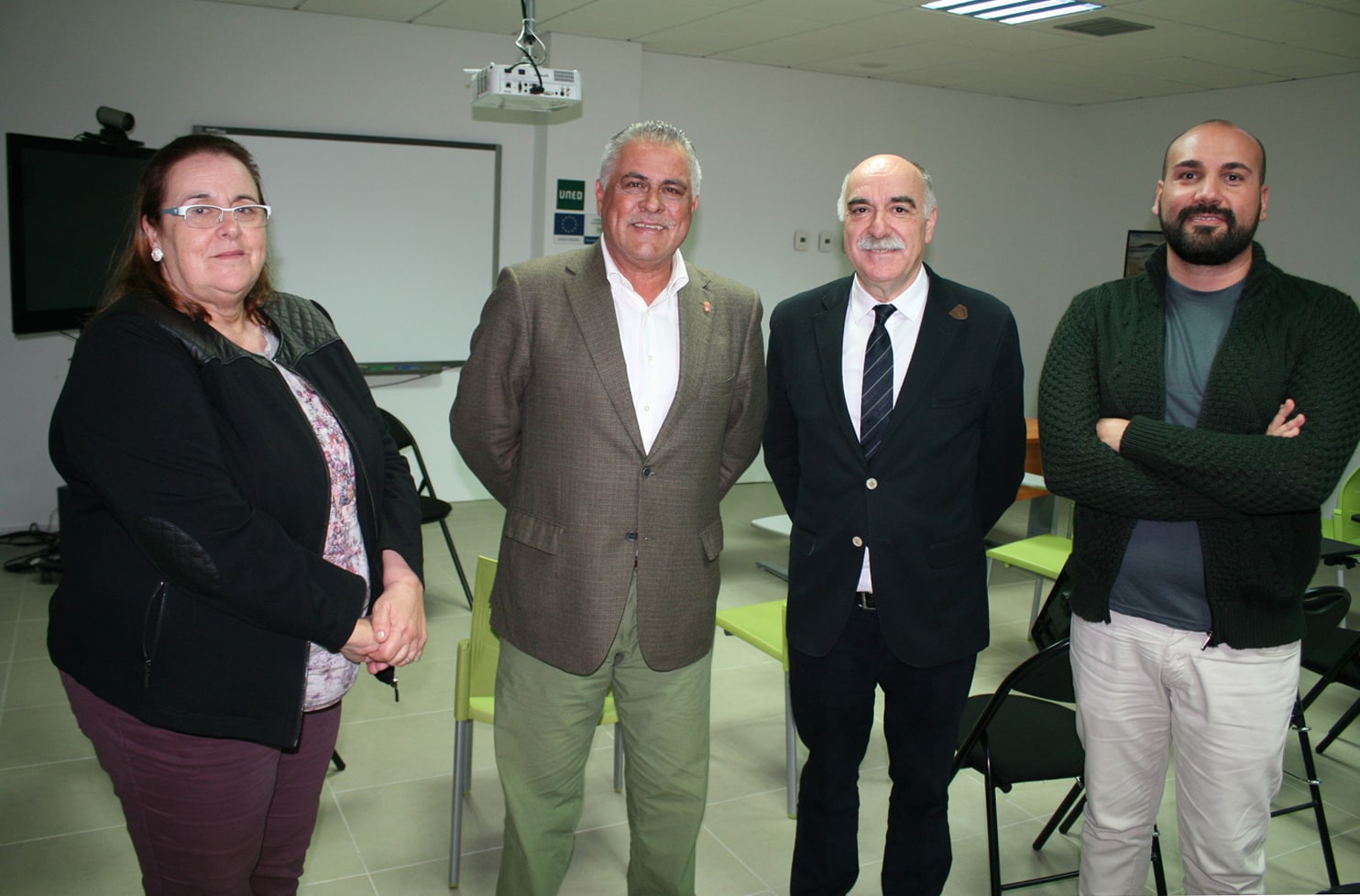 El vicerrector nacional rinde visita a la UNED comarcal de Granadilla de Abona