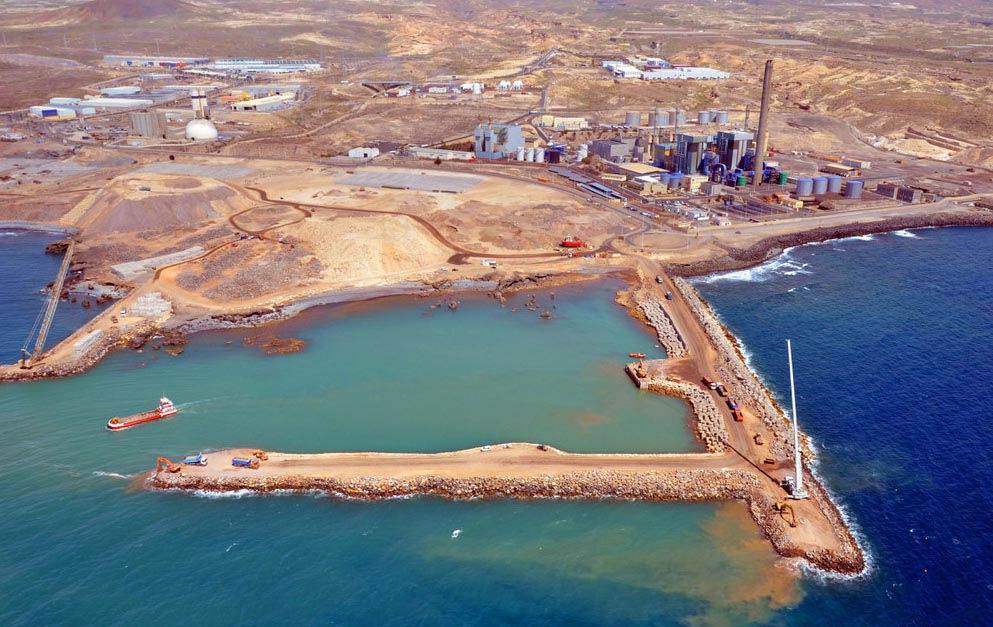 Infracciones medioambientales en las obras del futuro Puerto de Granadilla
