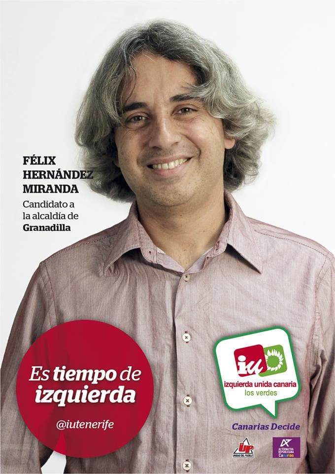 Félix Hernández Miranda, el candidato de ‘Canarias Decide’ a la Alcaldía y su ‘equipo’