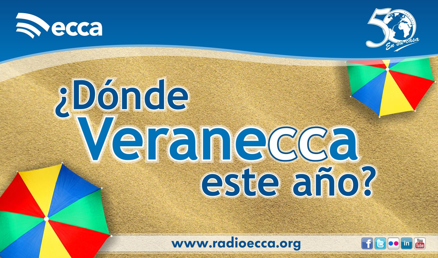 Radio ECCA lanza su campaña de verano con el lema ‘¿Dónde Veranecca este año?’
