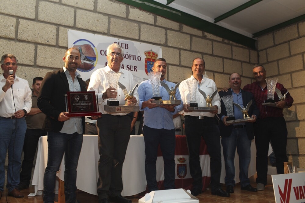 Gala de entrega de premios 2015 del Club Colombófilo Abona Sur