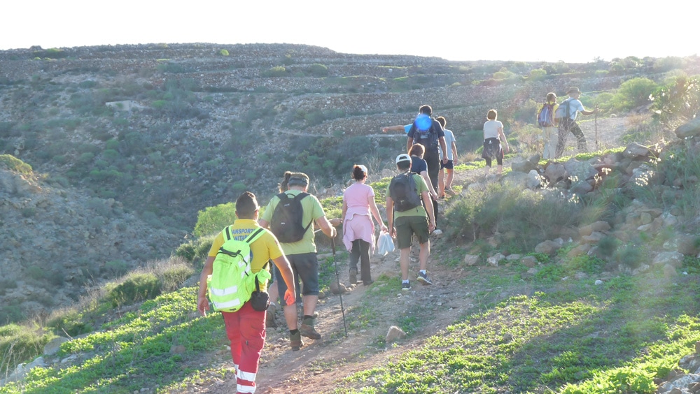 El programa de senderismo municipal concluyó con una ruta Los Cristianos – Las Galletas