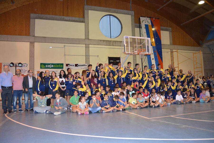 Acto de presentación de la cantera del club Baloncesto Granadilla para la nueva temporada