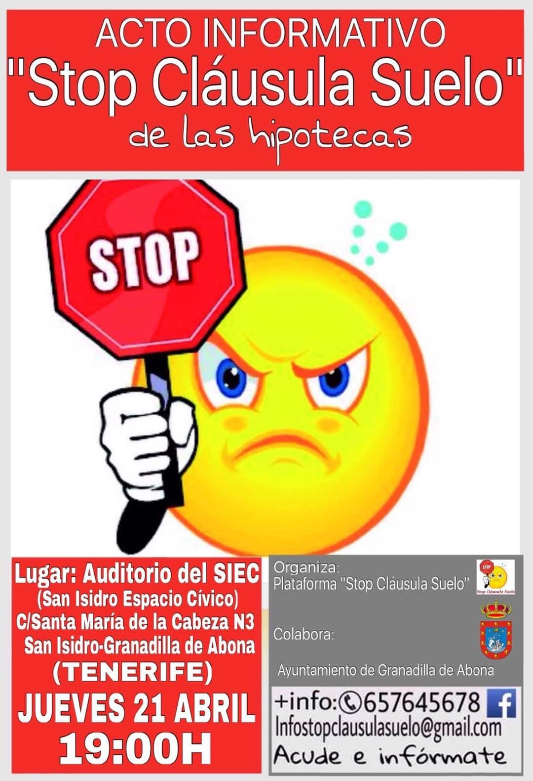 Charla informativa ‘Stop Cláusula Suelo’