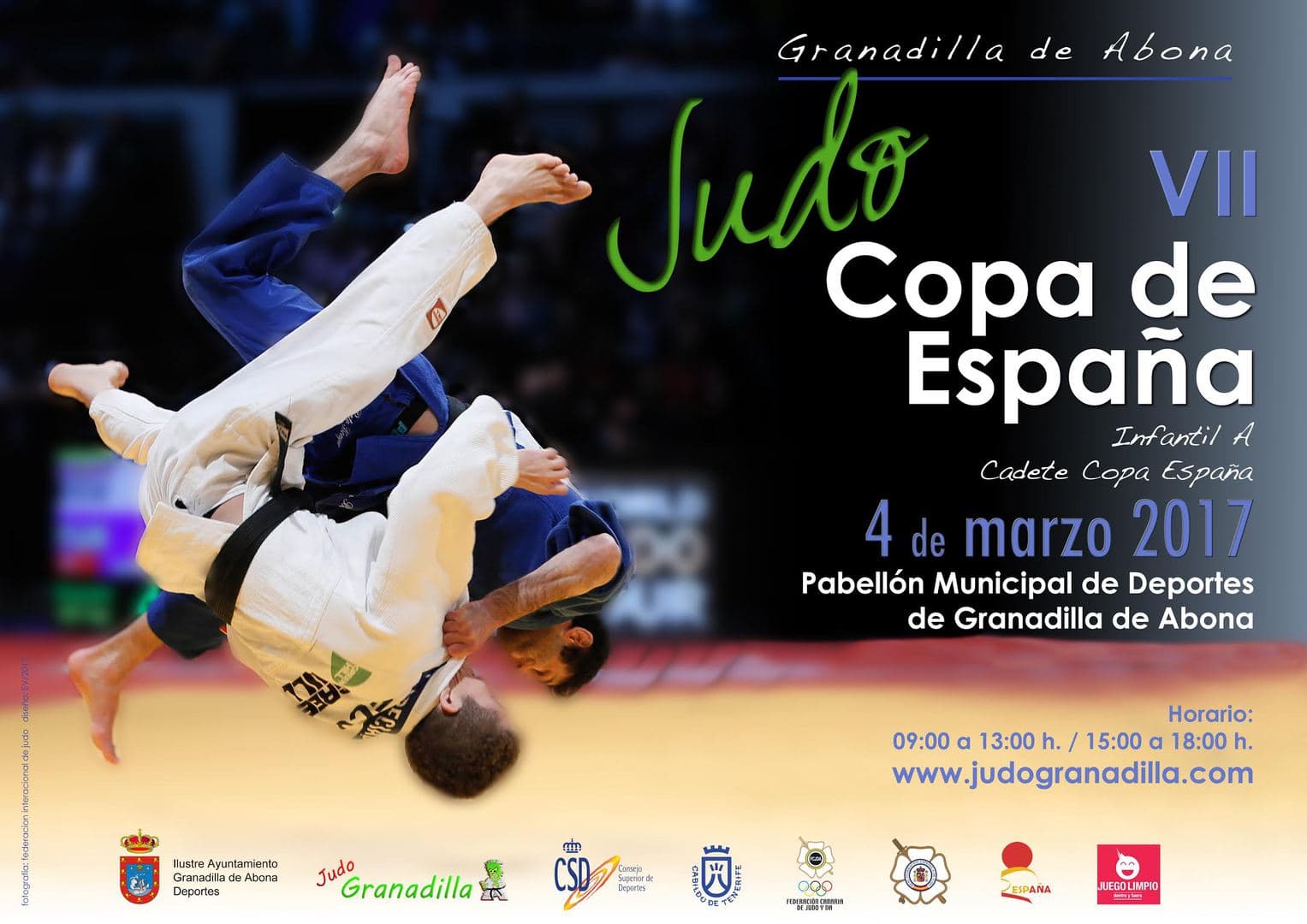 La ‘VII Copa de Judo de España’, este sábado en el Pabellón Municipal de Deportes
