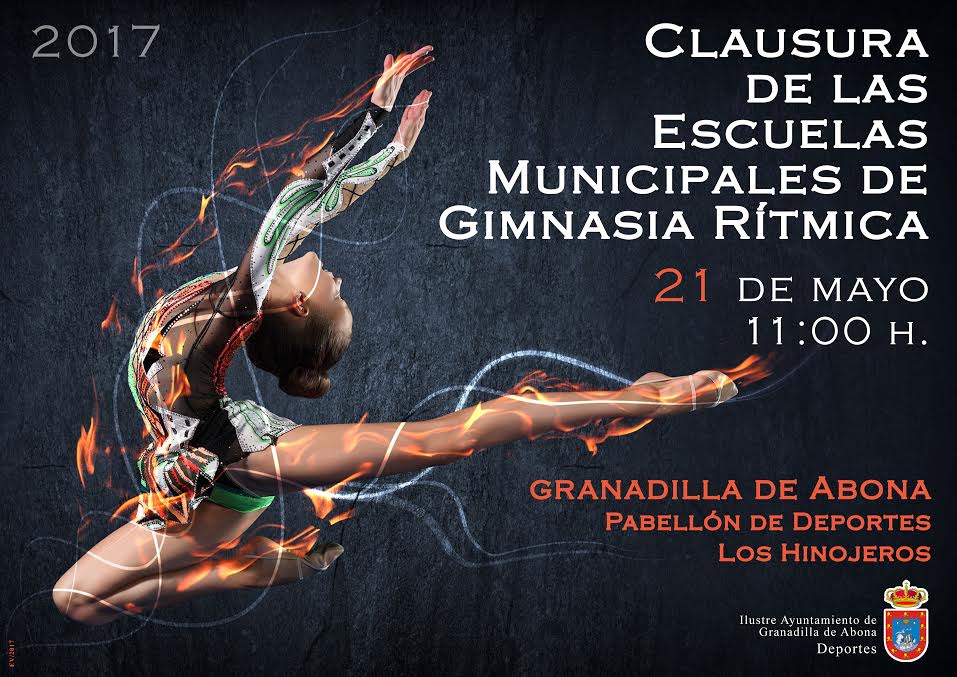 La clausura de las escuelas municipales de la ‘Campaña de Promoción Deportiva Municipal de Gimnasia Rítmica 2016-2017’, este domingo