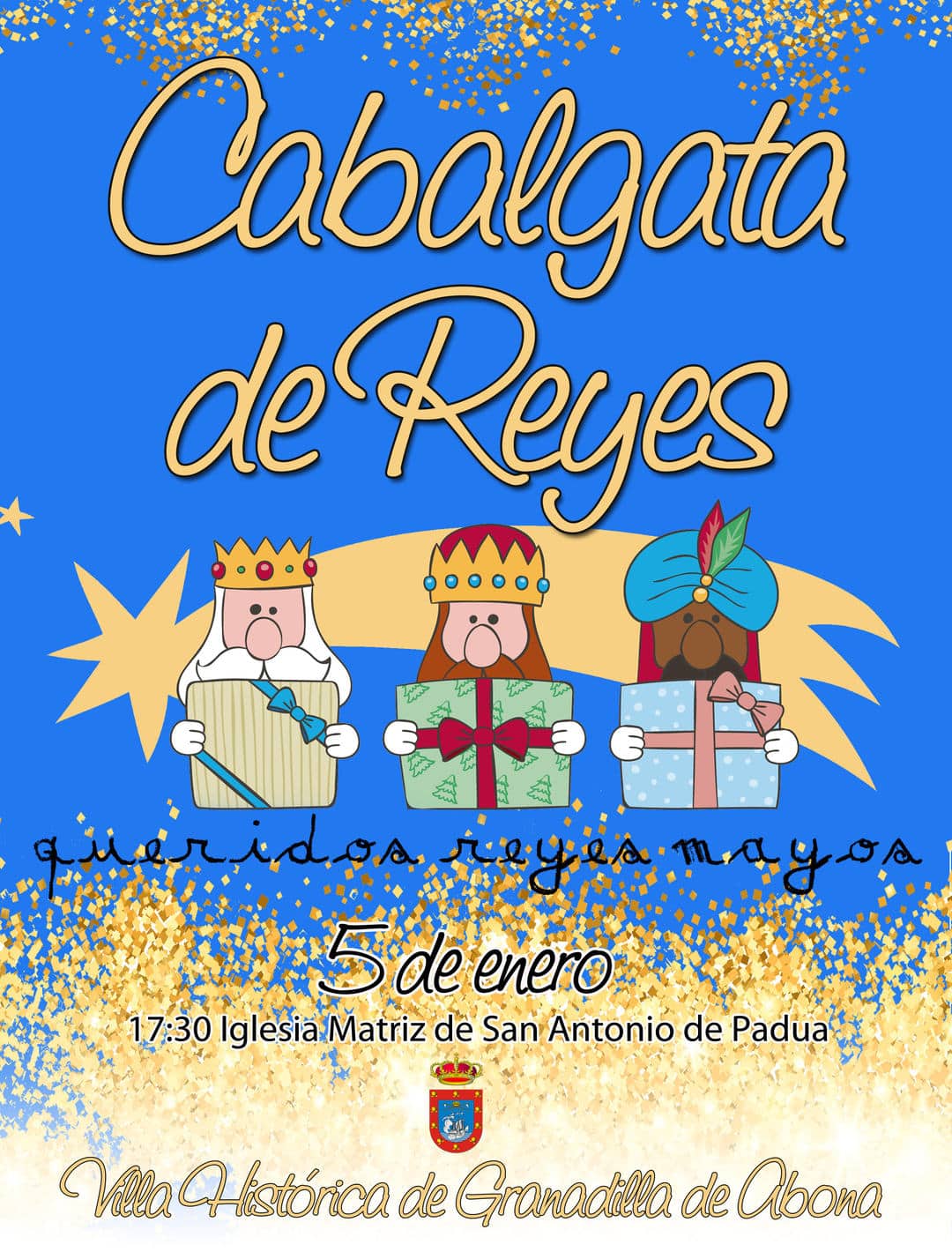 La ‘Gran Cabalgata de sus Majestades los Reyes Magos de Oriente’ cierra este viernes el programa de actividades ‘Granadilla de Abona en Navidad’