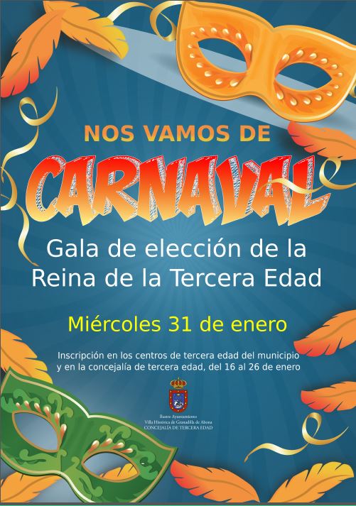 La actividad ‘¡Nos vamos de Carnaval! Gala del Carnaval de Tercera Edad’, este miércoles