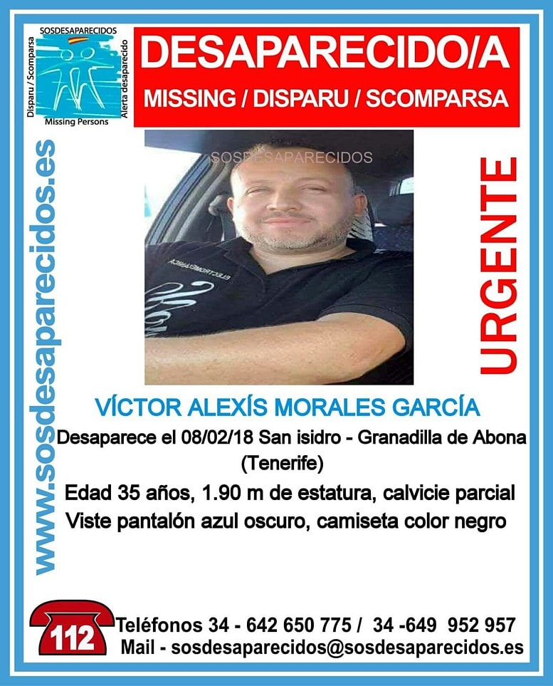 Víctor Alexis Morales García, vecino de San Isidro, desaparecido y ¿encontrado?