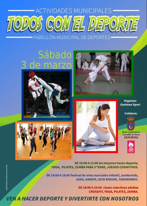 La Jornada ‘Todos con el Deporte’, este sábado en el Pabellón Municipal de Los Hinojeros