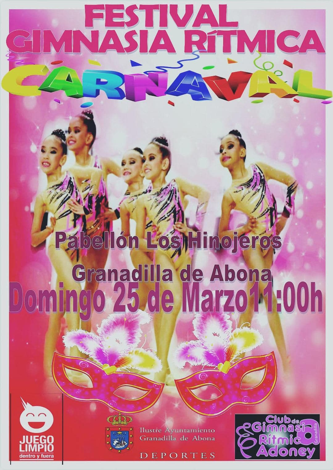 ‘Festival de Carnaval de Gimnasia Rítmica’, este domingo en el Pabellón Municipal de Deportes