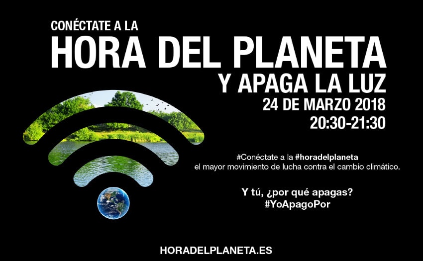 La ‘Hora del Planeta’, este sábado entre las 20,30 y las 21,30 horas