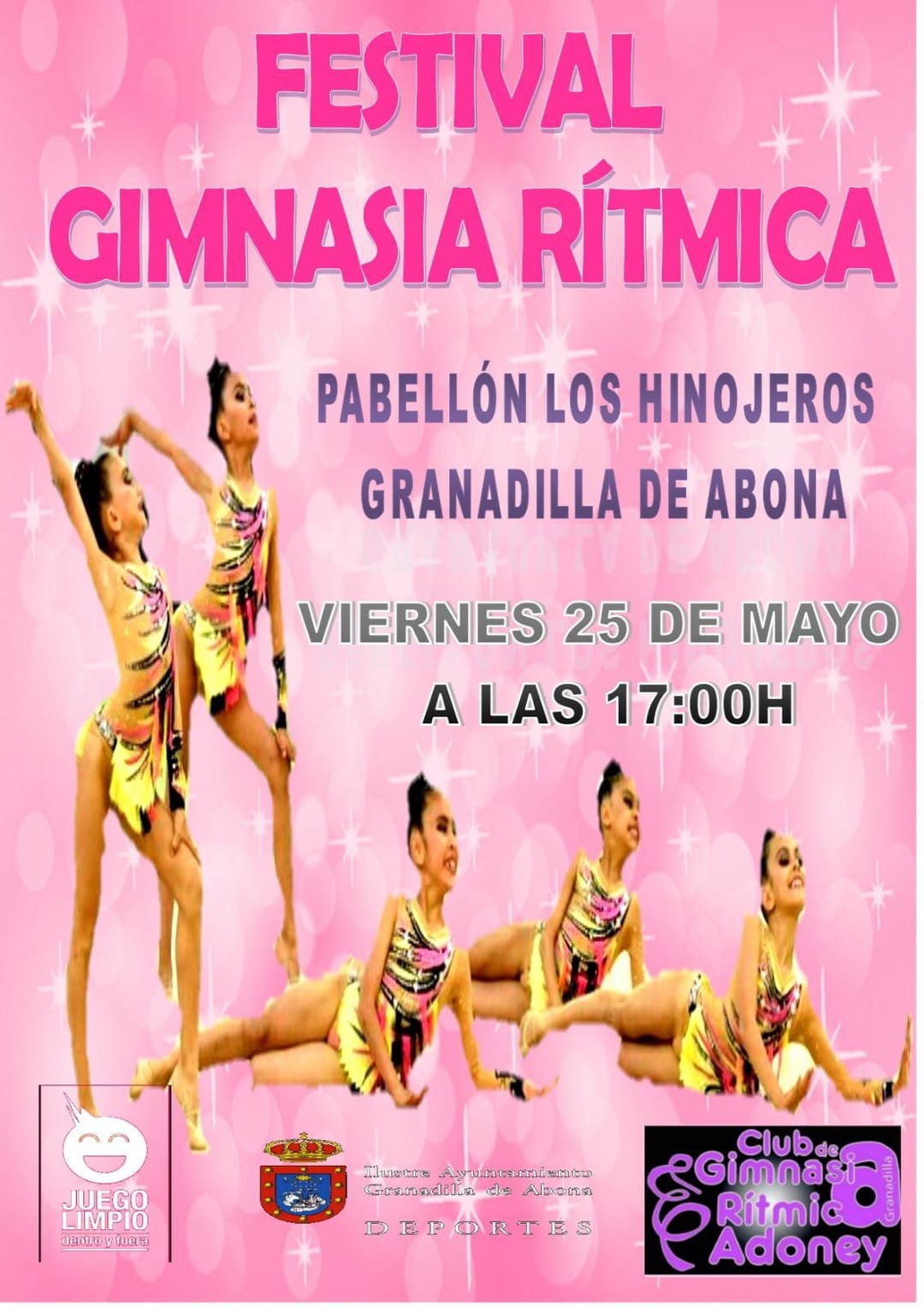 ‘Festival de Gimnasia Rítmica’ este viernes en el Pabellón Municipal de Deportes