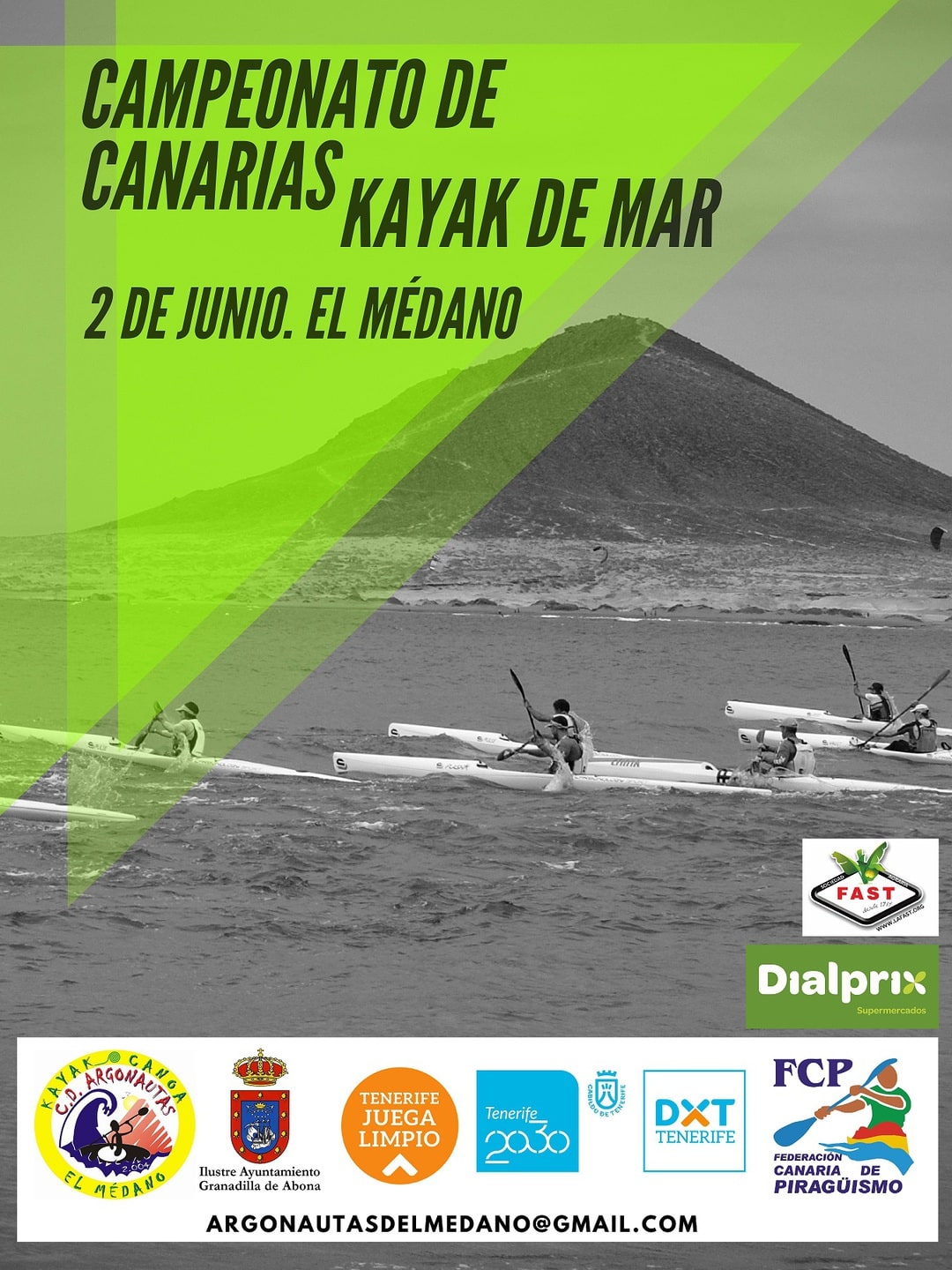 ‘Campeonato de Canarias de Kayak de Mar’, este sábado en El Médano