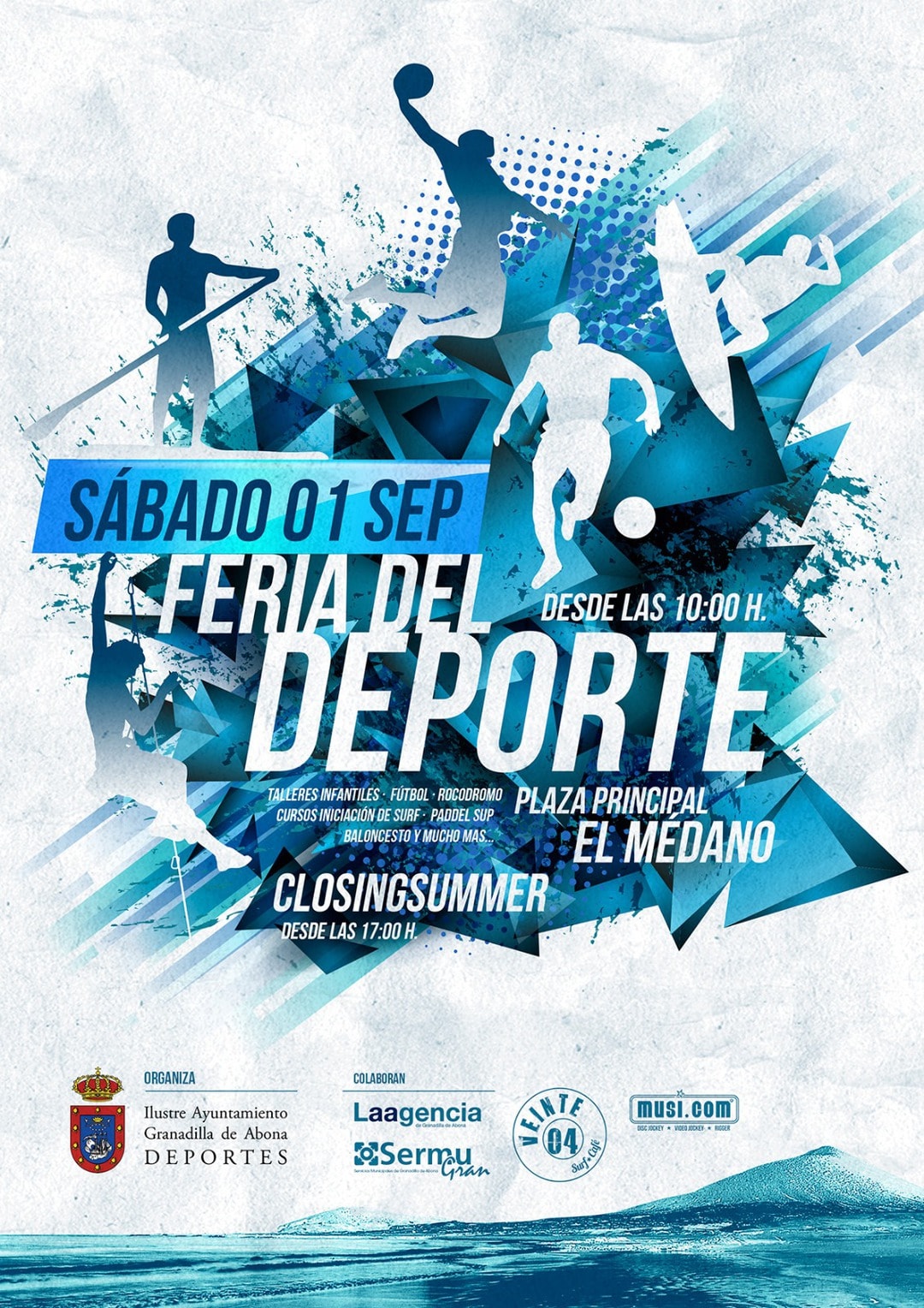 La ‘Feria del Deporte 2018’ y ‘Closing Summer’, este sábado en El Médano