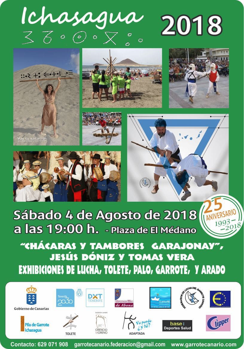 Curso, exámenes y taller de ‘garrote canario’ este viernes y sábado, y ‘Festival Ichasagua 2018’ este sábado en El Médano