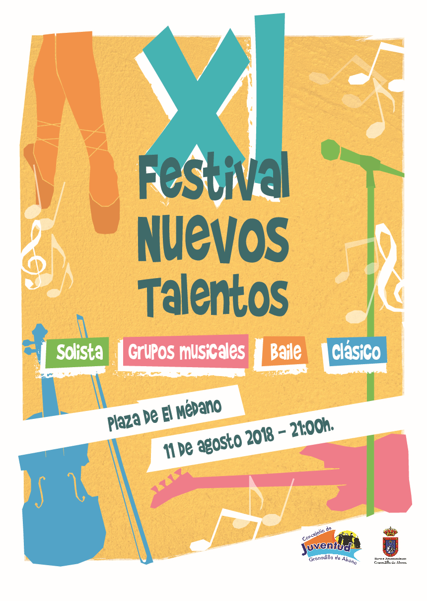 El plazo para inscribirse en el ‘XI Festival de Nuevos Talentos Villa de Granadilla de Abona’ finaliza este miércoles