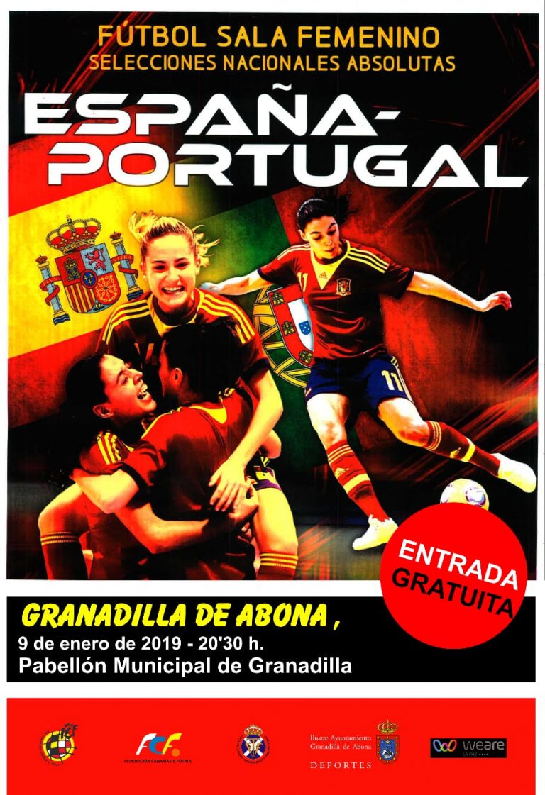 España - Portugal fútbol-sala (cartel) - LaRendija.es