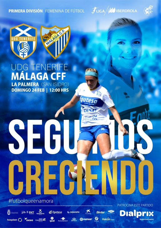 UD Granadilla Tenerife Egatesa- Málaga CFF, este domingo a las 12:00 horas en el campo de La Palmera