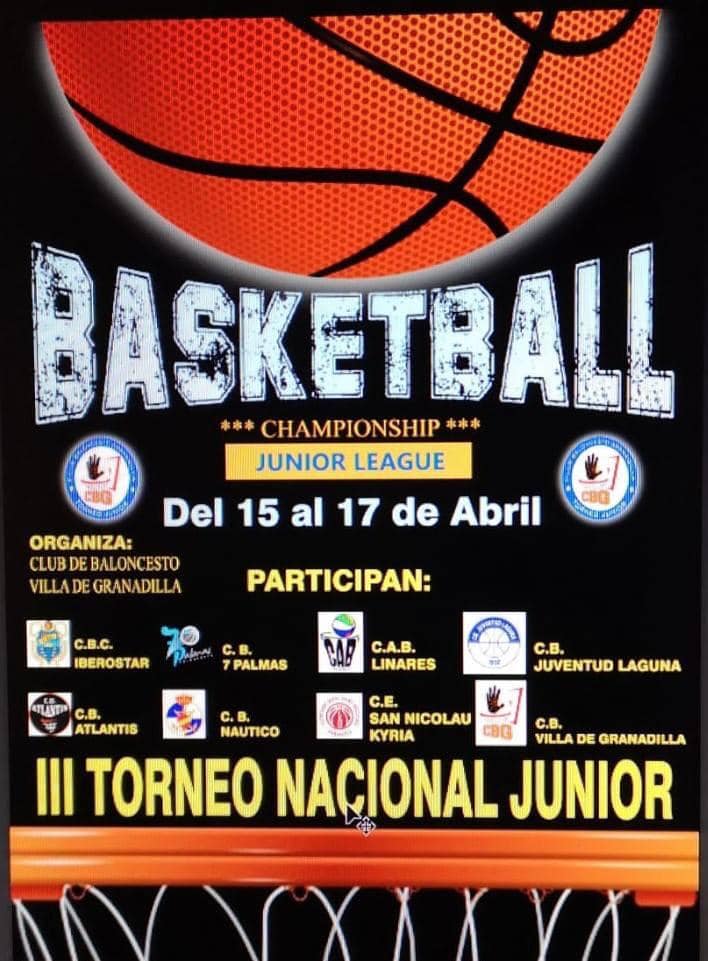 El ‘III Torneo Nacional Junior Villa de Granadilla’ de baloncesto, hasta este miércoles
