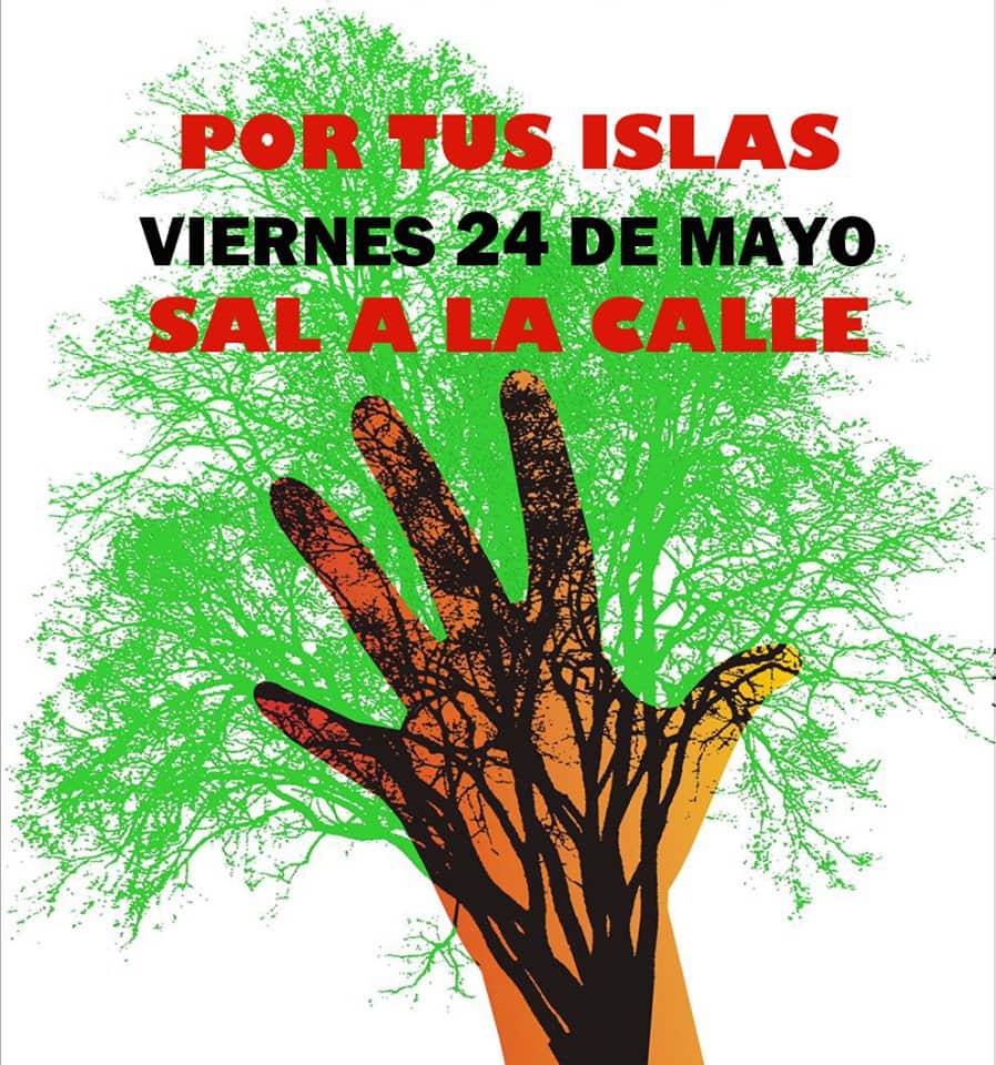 Manifestación Popular a las 18:00 horas de este viernes en la capital tinerfeña con el lema ‘¡Por una Canarias limpia y sostenible, no más atentados medioambientales! ¡Basta ya de corrupción!’