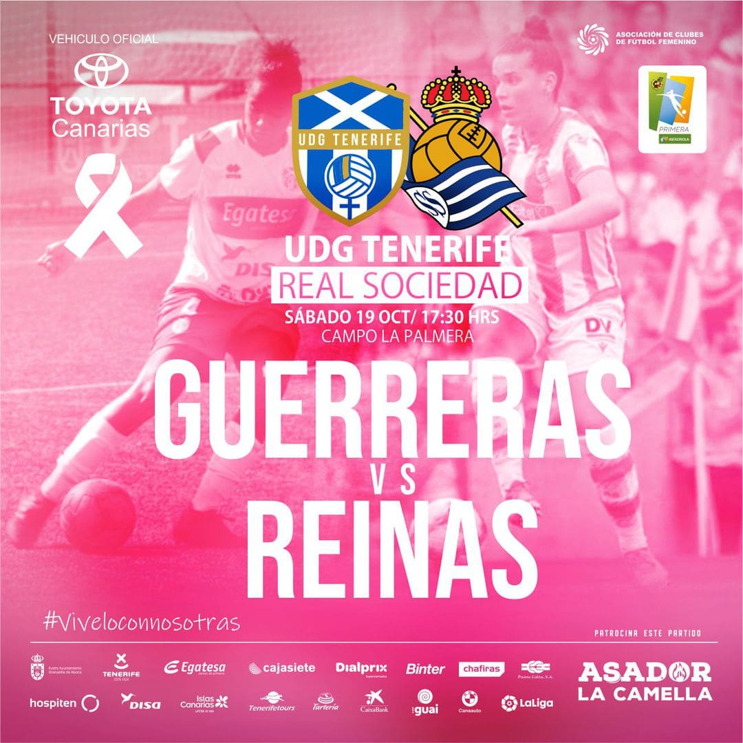 La UD Granadilla Tenerife Egatesa busca su primera victoria en casa este sábado ante la Real Sociedad