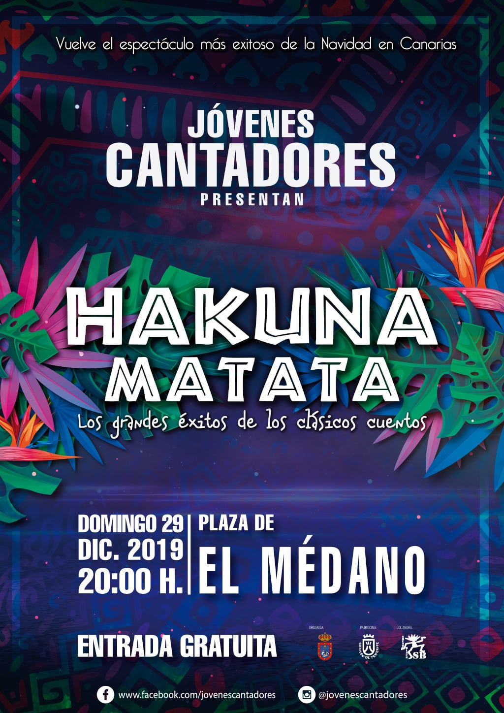 El Gran Concierto ‘Hakuna Matata’ de Jóvenes Cantadores, este domingo en El Médano