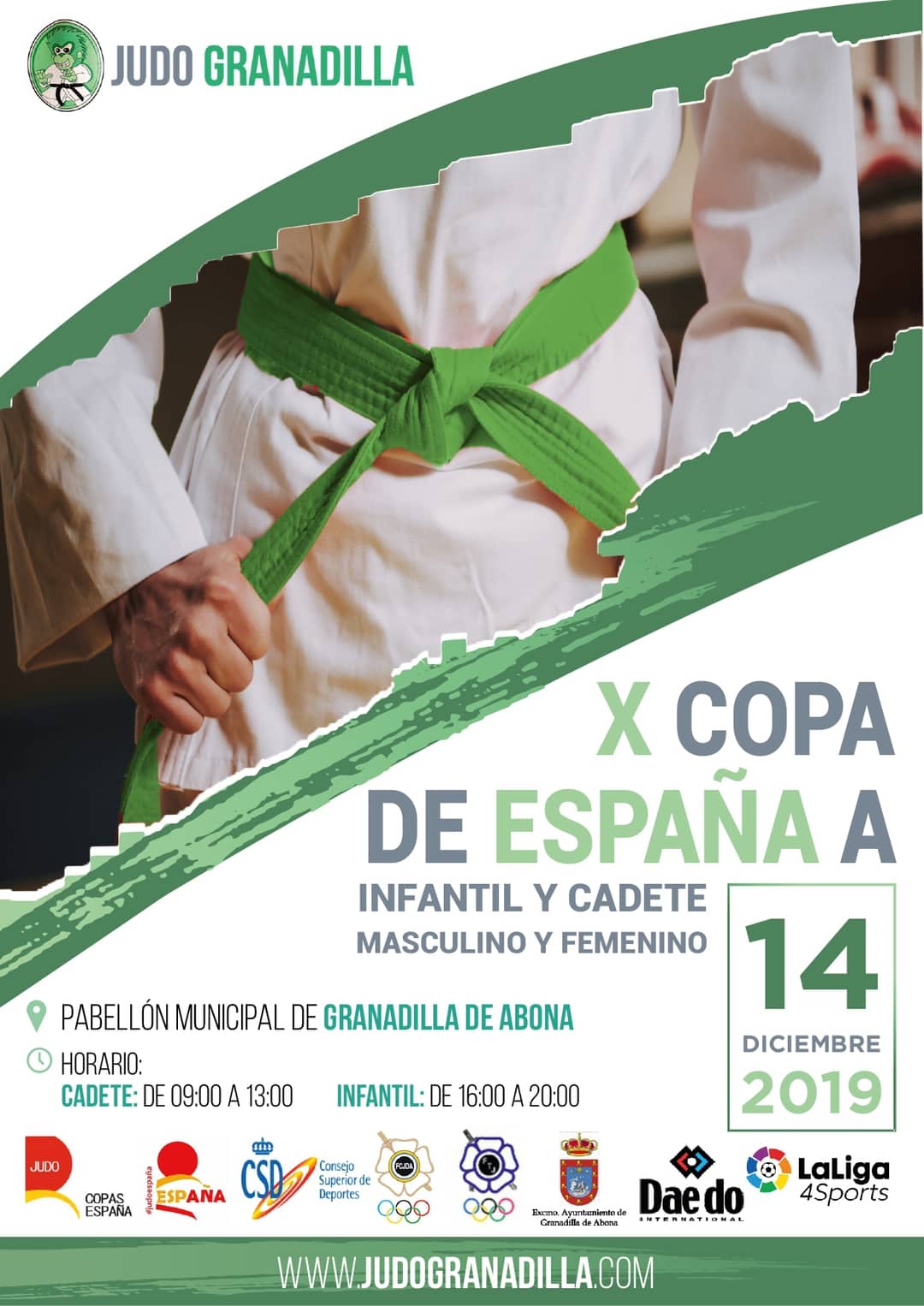 La ‘X Copa de España A de Judo Infantil y Cadete’ este sábado en el Pabellón Municipal