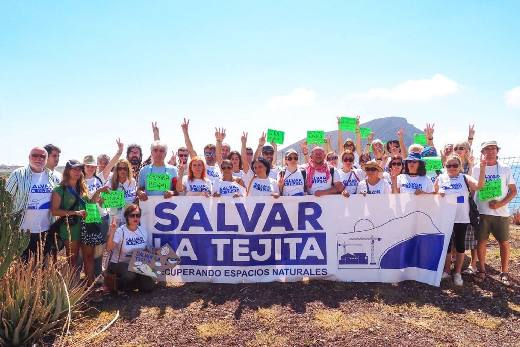 El colectivo ‘Salvar la Tejita’ convoca una concentración para este viernes frente al Servicio Provincial de Costas